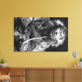 Fotofoto van de Eskimo-rookpijp Alaskan Canvas Afdruk (Insitu (Woonkamer))