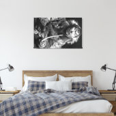 Fotofoto van de Eskimo-rookpijp Alaskan Canvas Afdruk (Insitu (Slaapkamer))