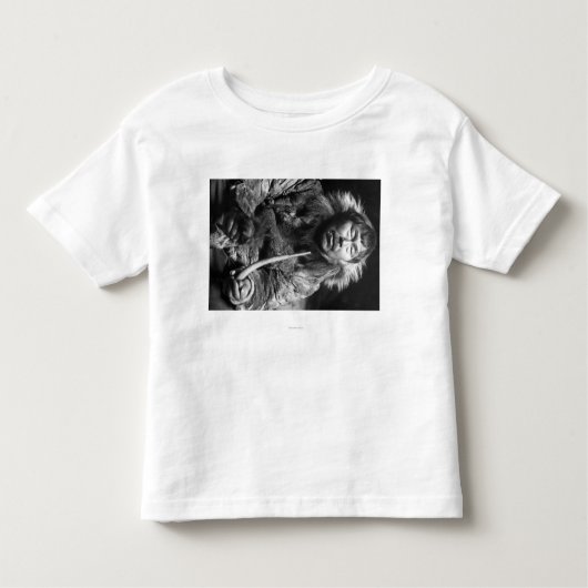 Fotofoto van de Eskimo-rookpijp Alaskan Kinder Shirts (Voorkant)