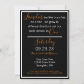 Fotofoto van de familie "Zeg Cheese" Kaart (Achterkant)