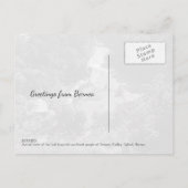 Fotofoto van het Oerwoud van het regenwoud van Bor Briefkaart (Achterkant)