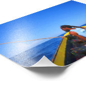 Fotofoto van Jamaica traditionele visser Foto Afdruk (Hoek)