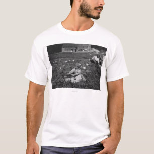 Fotofoto van jonge meisjes die kruidenbessen t-shirt