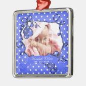 Fotofoto van pasgeboren baby's ornament (Links)