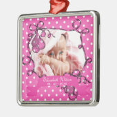 Fotofoto van pasgeboren baby's ornament (Links)