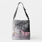 Fotofoto van stilstaande kleurenfotoflitser crossbody tas (Achterkant)