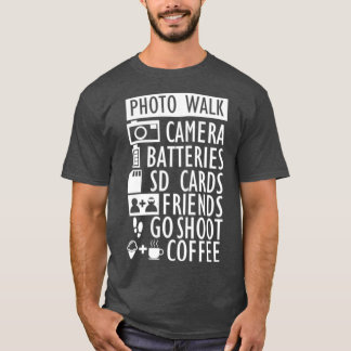 Fotofoto van straatfotograaf t-shirt