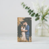 Fotofotograaf Modern Weddenschap Visitekaartje (Staand voorkant)