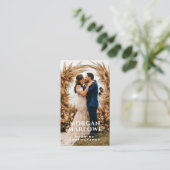 Fotofotograaf Modern Weddenschap Visitekaartje (Staand voorkant)