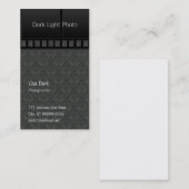 Fotofotograaf op Medium Damask Visitekaartje (Voorkant / Achterkant)