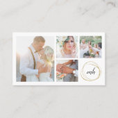 Fotofotograaf voor collage en kalligrafie visitekaartje (Voorkant)