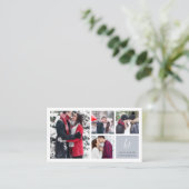 Fotofotograaf voor collage en kalligrafie visitekaartje (Staand voorkant)