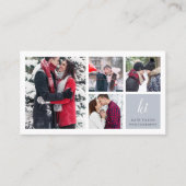 Fotofotograaf voor collage en kalligrafie visitekaartje (Voorkant)