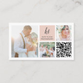 Fotofotograaf voor collage en kalligrafie visitekaartje (Voorkant)