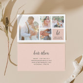 Fotofotograaf voor collage en kalligrafie visitekaartje