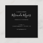 Fotofotograaf voor het script voor fotocollage Pro Vierkante Visitekaartje (Achterkant)