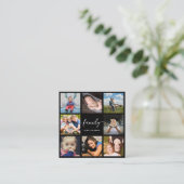 Fotofotograaf voor het script voor fotocollage Pro Vierkante Visitekaartje (Staand voorkant)