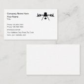 Fotofotografie van de antenne visitekaartje (Voorkant / Achterkant)