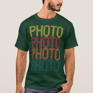 Fotofotografisch ontwerp Retro voor fotograaf VI T-shirt