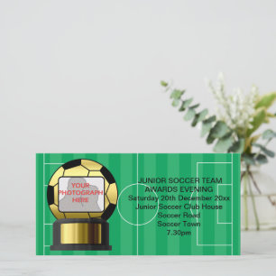 Fotofotokaart voor Golden soccer