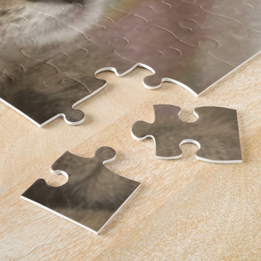 Fotofotopapier Dierenbedrukte naam Pet Gift Legpuzzel (Zijkant)