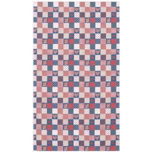 Fotofoto's en Rozen Faux Patchwork Tablecloth Tafelkleed