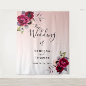 Fotofoto's met foto's van roos-gouden bruiningen wandkleed (Voorkant)