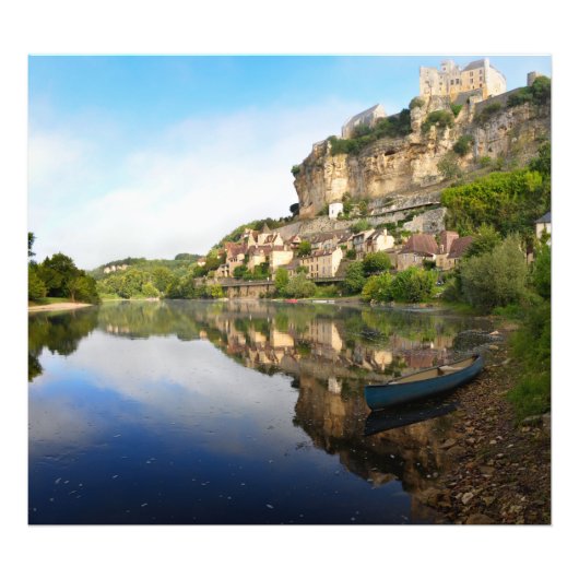 Fotofoto's van Beynac-et-Cazenac en Dordogne Foto Afdruk (Voorkant)