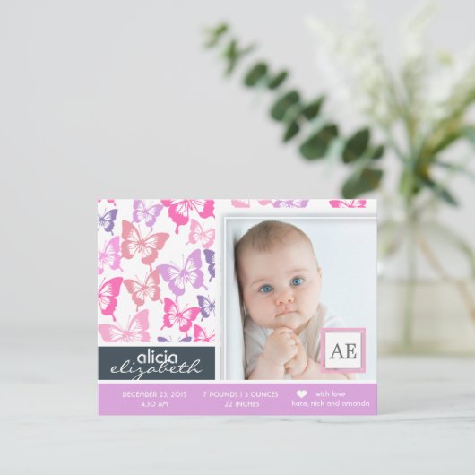 Fotofoto's van Butterflies Aankondiging (Staand voorkant)