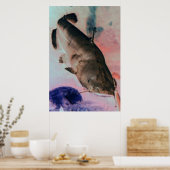 Fotofoto's van de vangst, poster afdrukken (Keuken)