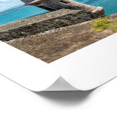 Fotofoto's van El Morro Old San Juan Bay / Poster (Hoek)