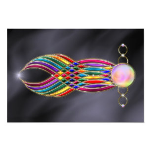 Fotofoto's van juwelen foto afdruk