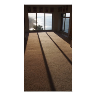 Fotofoto's van "Morning light in de meditatieruimt Foto Afdruk