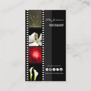 Fotofoto's van visitekaartjes sjabloon