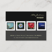 Fotofoto's van visitekaartjes sjabloon (Achterkant)