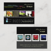 Fotofoto's van visitekaartjes sjabloon (Voorkant / Achterkant)