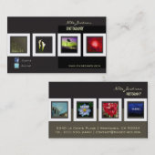 Fotofoto's van visitekaartjes sjabloon (Voorkant / Achterkant)