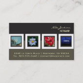 Fotofoto's van visitekaartjes sjabloon (Achterkant)