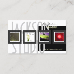 Fotofoto's van visitekaartjes sjabloon