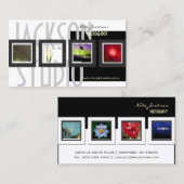 Fotofoto's van visitekaartjes sjabloon (Voorkant / Achterkant)