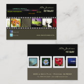 Fotofoto's van visitekaartjes sjabloon (Voorkant / Achterkant)