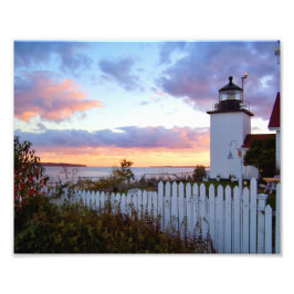 Fotofoto's van vuurtoren van fort foto afdruk