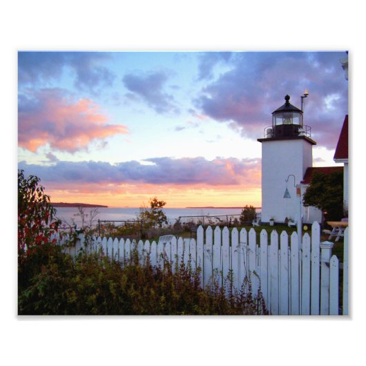 Fotofoto's van vuurtoren van fort foto afdruk (Voorkant)