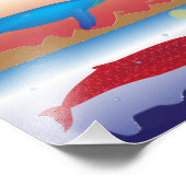 Fotofoto's van walvissen foto afdruk (Hoek)