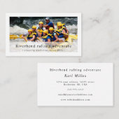 Fotofoto's visitekaartje voor bootvlotten (Voorkant / Achterkant)