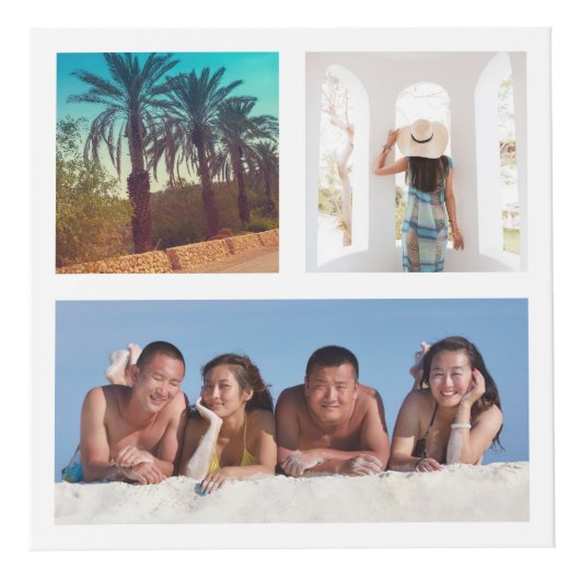 Fotofoto's voor creëer-uw-eigen fotocollage kubus (Voorkant)