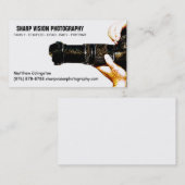 Fotofoto's voor mannen Eenvoudig Visitekaartje (Voorkant / Achterkant)