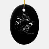 Fotofotovirussen Fotofoto's Keramisch Ornament (Voorkant)