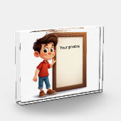 Fotoframe-Design mit Jungen – Heb deinen Moment ho Fotoblokken (Links)