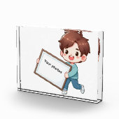 Fotoframe-Design mit Jungen – Heb deinen Moment ho Fotoblokken (Rechts)